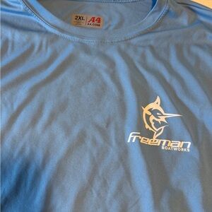 Freeman Boatworks Blue T-Shirt